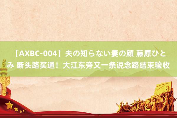 【AXBC-004】夫の知らない妻の顔 藤原ひとみ 断头路买通！大江东旁又一条说念路结束验收