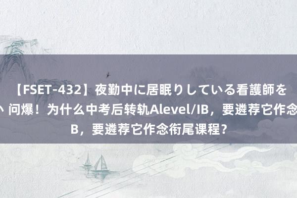 【FSET-432】夜勤中に居眠りしている看護師をレズ夜這い 问爆！为什么中考后转轨Alevel/IB，要遴荐它作念衔尾课程？