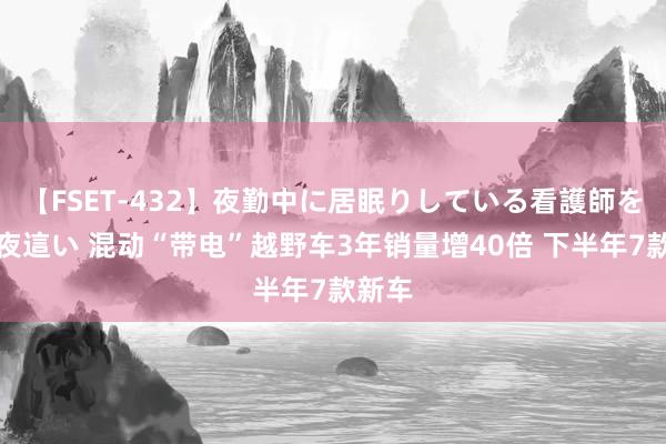 【FSET-432】夜勤中に居眠りしている看護師をレズ夜這い 混动“带电”越野车3年销量增40倍 下半年7款新车