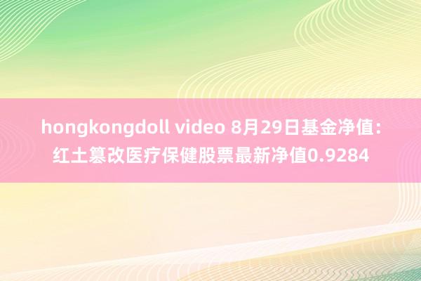 hongkongdoll video 8月29日基金净值：红土篡改医疗保健股票最新净值0.9284